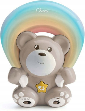 Chicco Miś Z Projektorem Rainbow Tęczowy Beżowy