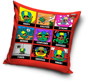 Brawl Stars Poszewka Na Poduszke 40x40cm Czerwona