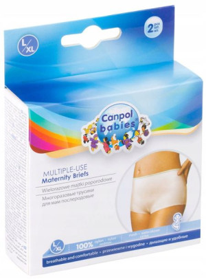 Canpol Wielorazowe Majtki Poporodowe L/xl 2 Szt.
