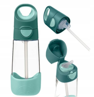 B.box Butelka Tritanowa Ze Słomką Bidon 450ml +9m