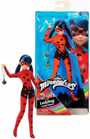Miraculous Lalka Biedronka Ladybug Lucky Charm 4+