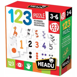Headu Puzzle Edukacyjne Dla Dzieci Liczby Cyfry 3+