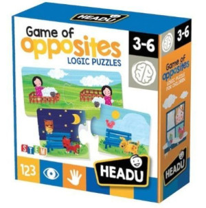 Headu Logiczna Gra Puzzle Przeciwieństwa 3-6 Lat