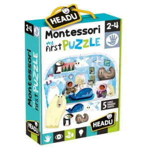 Headu Moje Pierwsze Puzzle Montessori Biegun 2-4l