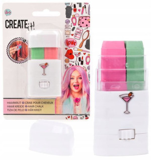 Create It! Kreda Do Ozdabiania Włosów 2 Kolory +6