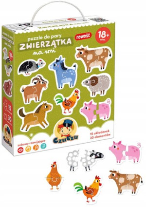 Czuczu Zwierzątka Na Wsi Puzzle Do Pary +18m