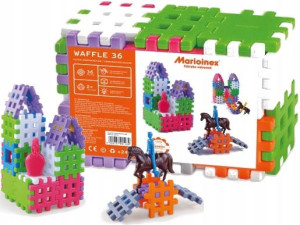 Marioinex Wafle 36 Klocki Konstrukcyjne 36szt 2+