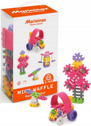 Marioinex Mini Wafle Konstruktor Klocki 70 Szt 3+