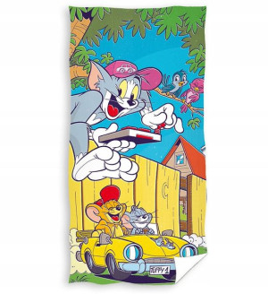 Tom & Jerry Ręcznik Dziecięcy Kąpielowy 70x140