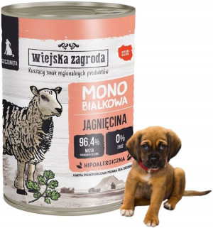 Karma Monobiałkowa Dla Szczeniąt Jagnięcina 400g