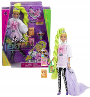 Mattel Barbie Extra Zestaw Lalka Z Akcesoriami 3+