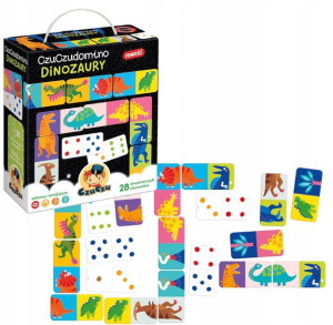 Czuczu Obrazkowe Domino Gra Edukacyjna Dinozaury2+