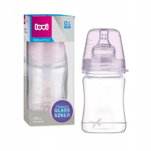 Lovi Butelka Szklana Diamond Glass Girl 150ml 0m+