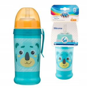 Canpol Babies Bidon Niekapek Z Rurką 350ml 12m+