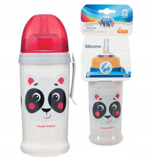 Canpol Babies Bidon Niekapek Z Rurką 350ml 12m+