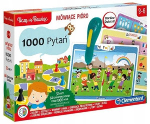 Clementoni Mówiące Pióro 1000 Pytań Litery I Słowa