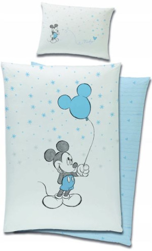 Mickey Mouse Pościel Niemowlęca Łóżeczkowa 90x120