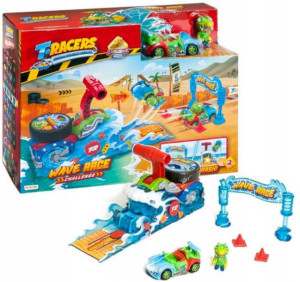 T-racers Wave Race Challange Wyrzutnia Aut Figurka