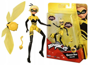 Miraculous Biedronka Kot Figurka Królowa Pszczół