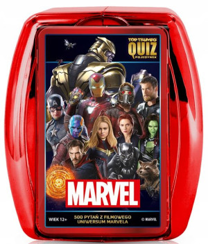 Gra Quizowa Top Trumps Quiz Marvel 500 Pytań 12+