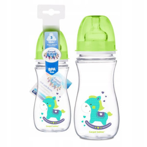 Canpol Butelka Szeroka Antykolkowa 300ml Toys +12m