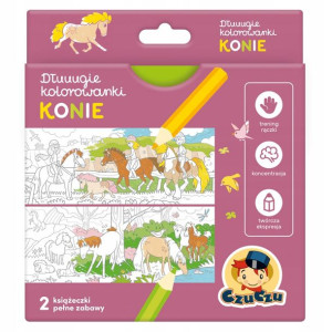 Czuczu Długie Kolorowanki Konie +4