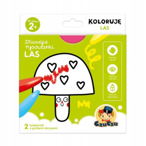 Czuczu Długie Rysowanki Koloruję Las +2