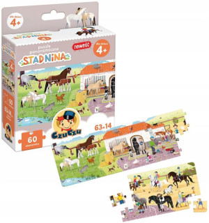 Czuczu Puzzle Panoramiczne Stadnina 63x14cm +4