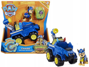 Psi Patrol Pojazd Dino Rescue Chase + Figurka
