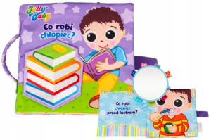 Jolly Baby Książeczka Co Robi Chłopiec 6m+