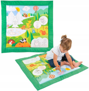 Chicco Kolorowa Mata Wodna Cyferki + Mazak 80x80