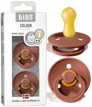 Bibs Smoczek Uspokający Hevea Woodchuck 0+ S 2szt.