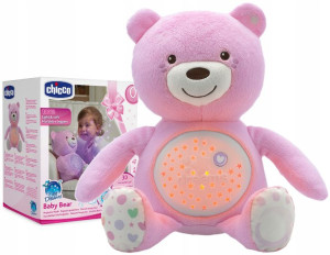 Chicco Miś Z Projektorem 3w1 Lampka + Kołysanki