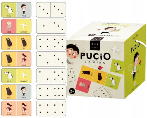 Pucio Domino Gra Edukacyjna Dla Dzieci 28el. +2