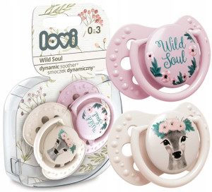 Lovi Smoczek Uspokajający Wild Soul 0-3 M 2szt.