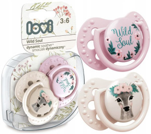 Lovi Smoczek Uspokajający Wild Soul 3-6m 2szt.
