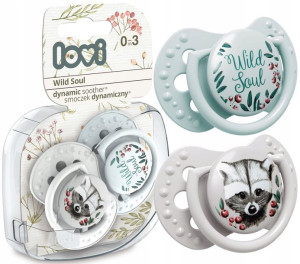 Lovi Smoczek Uspokajający Wild Soul 0-3 M 2szt.