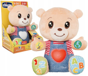 Chicco Miś Teddy Okazujący Uczucia Dwujęzyczny 2w1