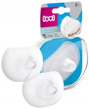 Lovi Osłonki Silikonowe Piersi Skin Touch X2 M/l