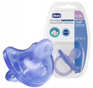 Chicco Smoczek Uspokający Physio Soft Siliko 16-36
