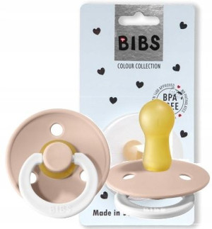 Bibs Smoczek Uspokajający Hevea 0+ Blush Glow S