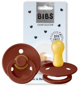 Bibs Smoczek Uspokajający Hevea 0+ Rust S