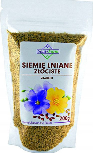 Siemię lniane złote Soul Farm 200 g