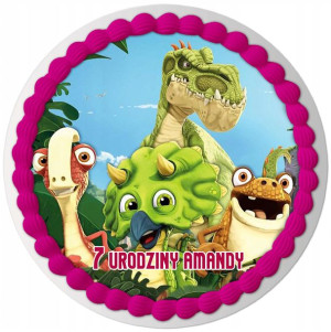 Opłatek Na Tort Gigantozaurus Dinozaur Tekst Y6