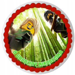 Opłatek Na Tort Lego Ninjago Klocki Tekst Y6