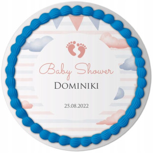 Opłatek Na Tort Na Baby Shower Y2