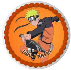 Opłatek Na Tort Naruto Uzumaki Twój Tekst Y6