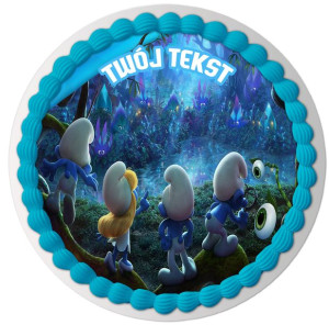 Opłatek Na Tort Smerfy Smurfs Twój Tekst Y6