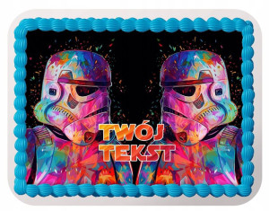 Opłatek Na Tort Star War Gwiezdne Wojny Prezent Y4