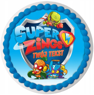 Opłatek Na Tort Super Zings Urodziny Dziecka Y4